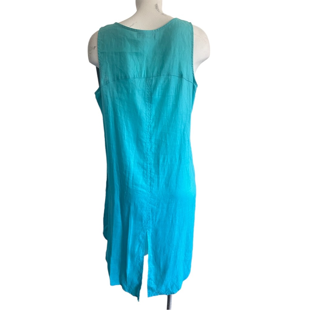 August Silk 100% Linen Beach Coverup/Dress - Picture 3 of 3